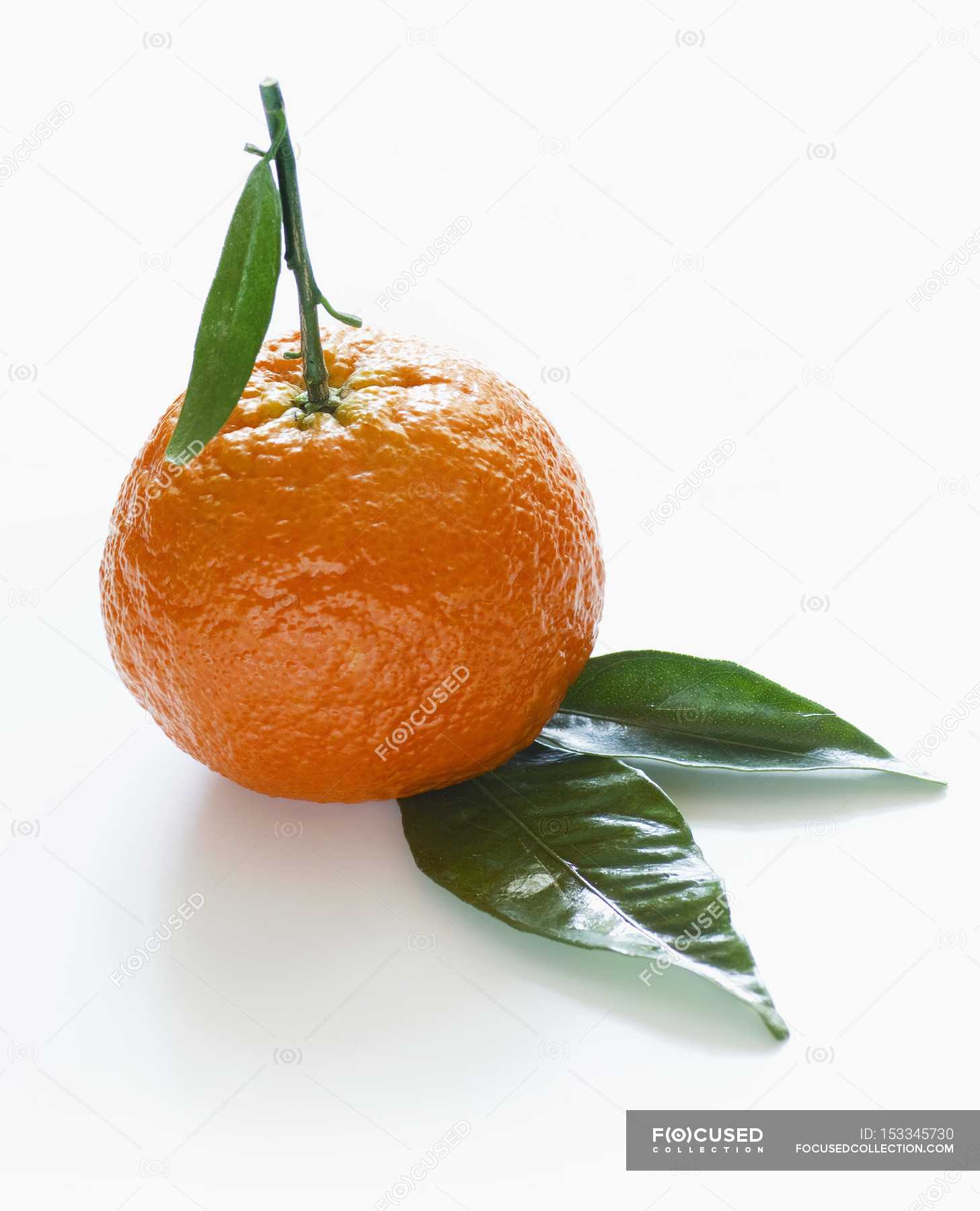 Ripe Mandarin With Leaves Cookery Delicious Stock Photo 153345730