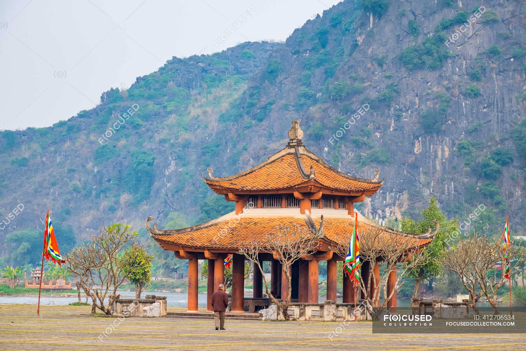 Pagoda At Hoa Lu Ancient Capital Of Vietnam Truong Yen Commune Hoa