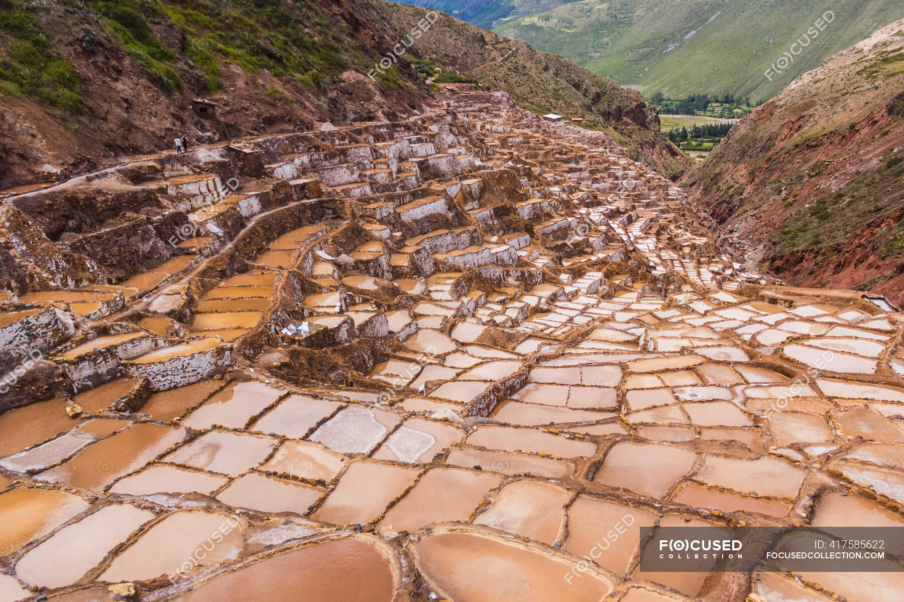 Las Terrazas Incaicas En Los Andes Cultura Lat N Stock Photo