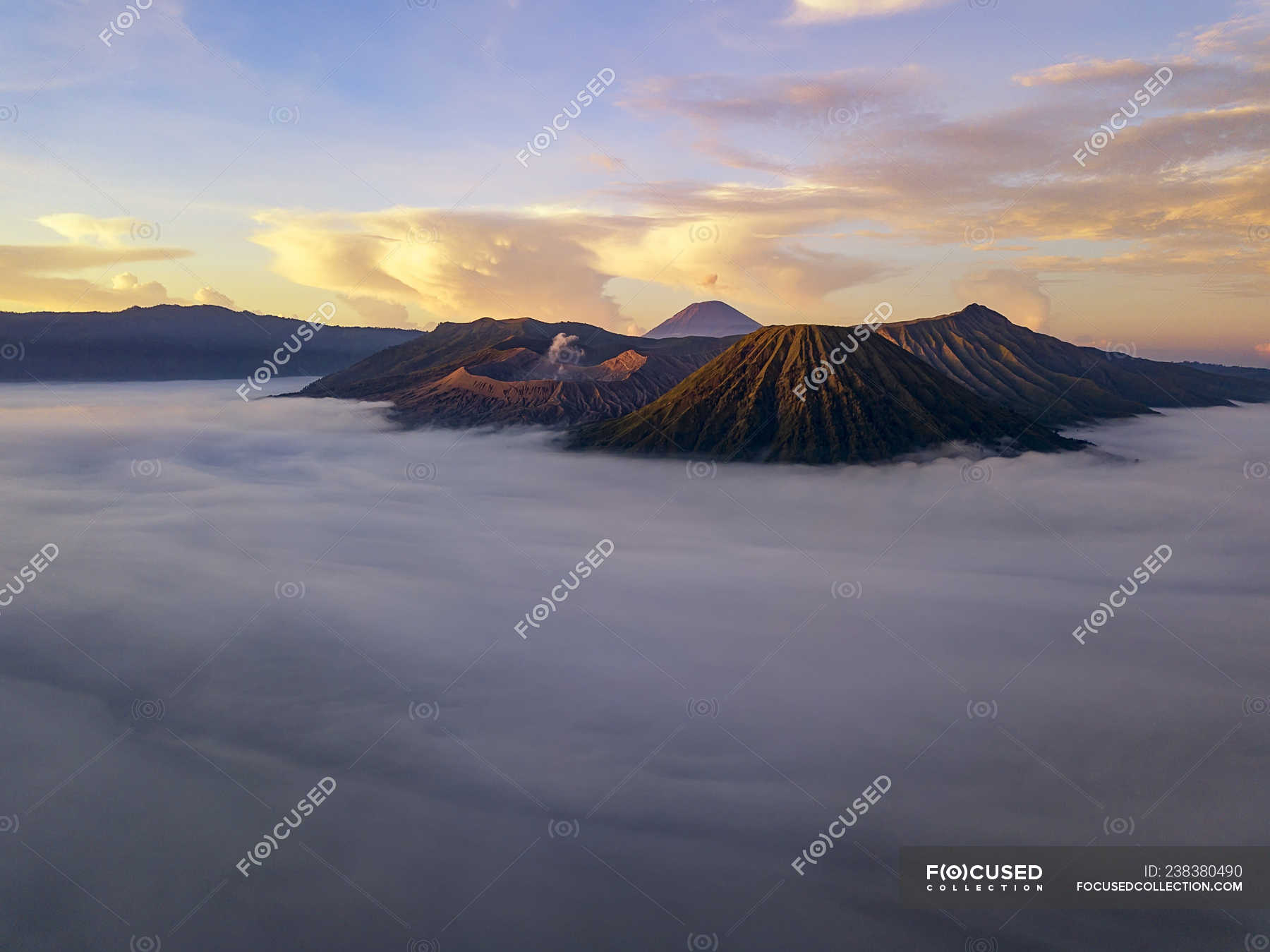 Sunrise At Bromo Tengger Semeru National Park In East Java Indonesia