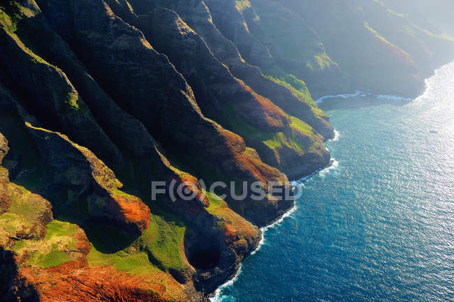 Espectacular costa de Na Pali - foto de stock