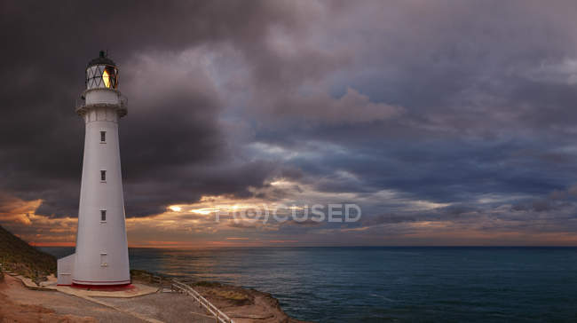 Phare de Castle Point — Photo de stock