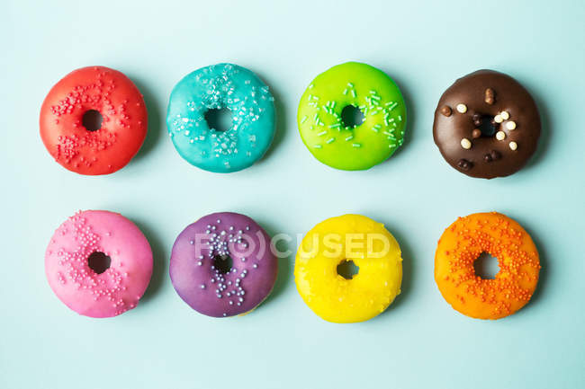 Donuts colorés — Photo de stock