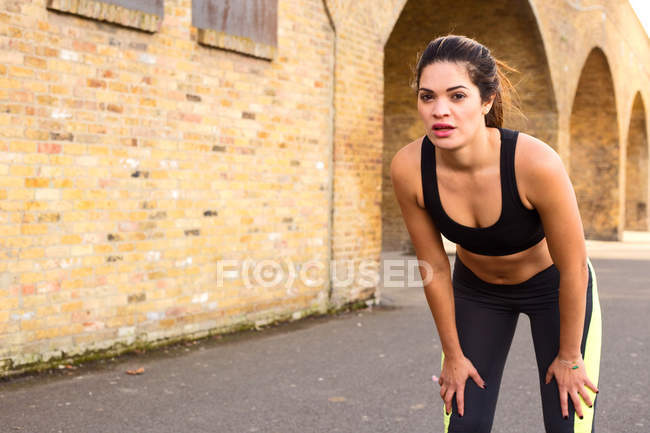 Fitness-Frau — Stockfoto