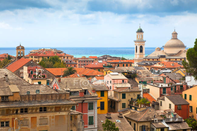 Centre-ville de Chiavari, Italie — Photo de stock