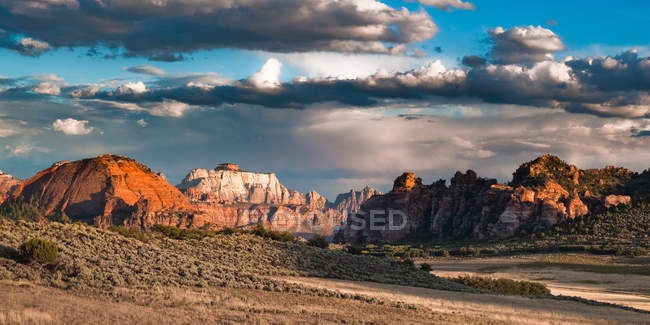 Panorama del tramonto — Foto stock