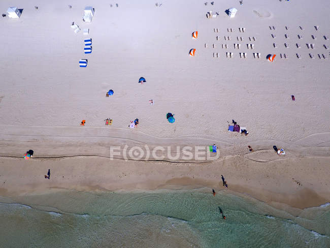 Immagine aerea della spiaggia — Foto stock