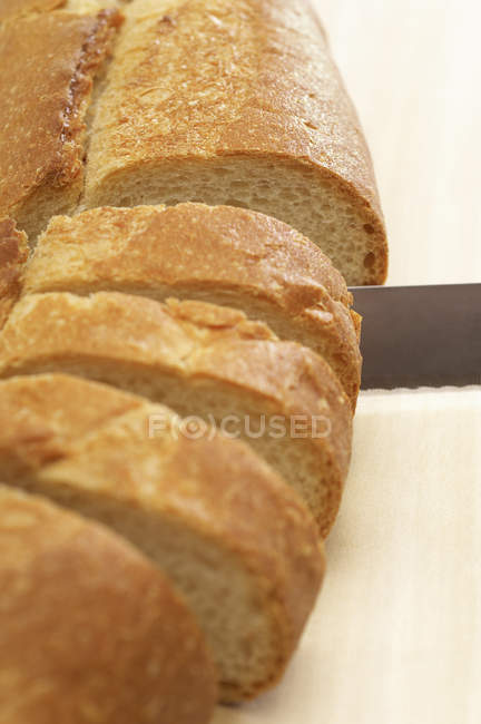 Couteau tranchant Baguette — Photo de stock