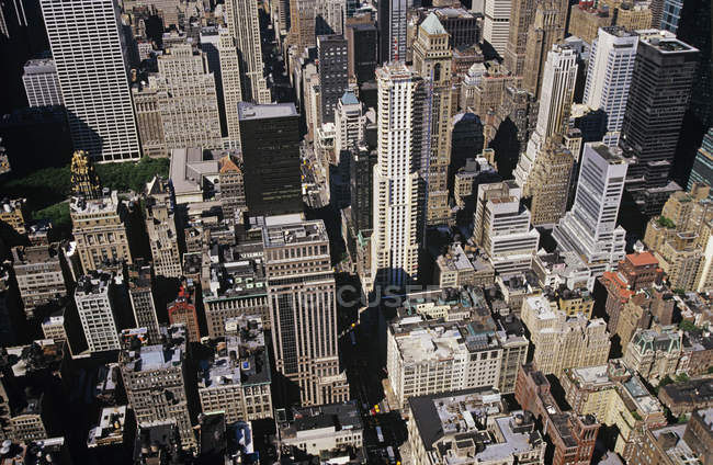 New york city with skyscrapers — Stock Photo