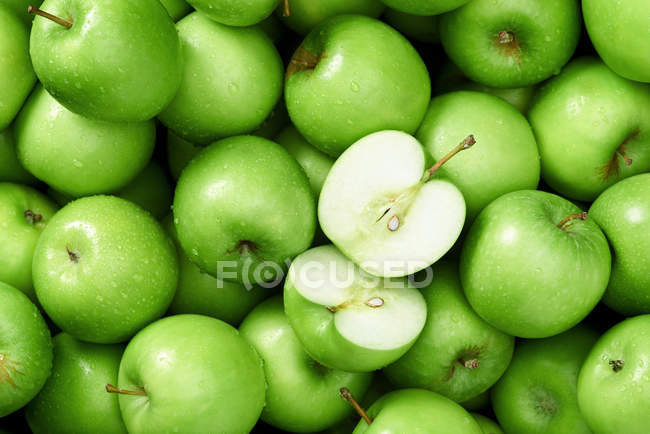 Oma Schmied Apfel Hintergrund — Stockfoto