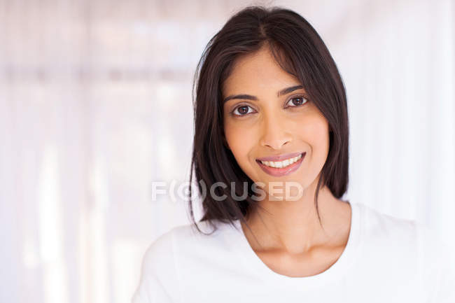Indian woman at home — Stock Photo