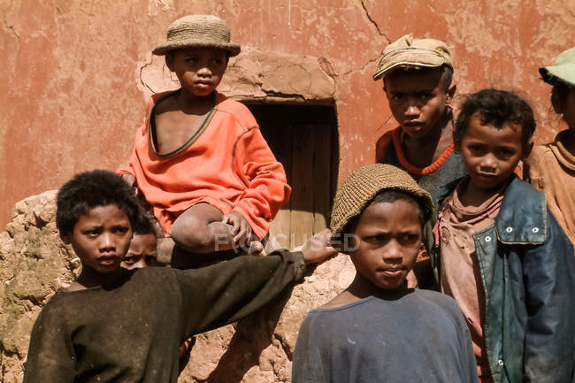 Malagasy young boys — Stock Photo