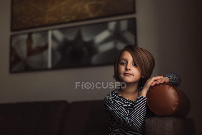 Retrato de menina bonito — Fotografia de Stock