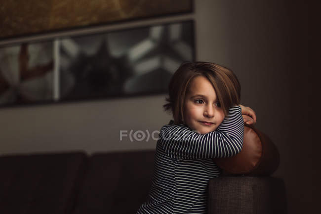 Portrait de fille mignonne — Photo de stock