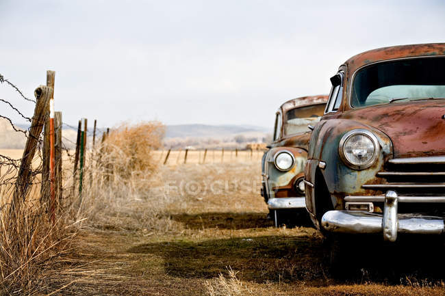 Carros antigos — Fotografia de Stock