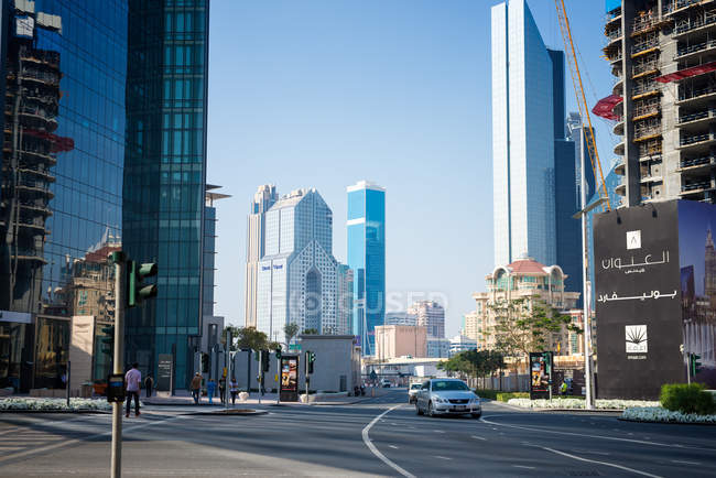 Le quartier résidentiel au cœur de Dubaï — Photo de stock