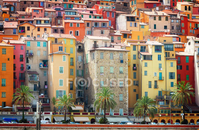 Mentone centro storico, Francia — Foto stock