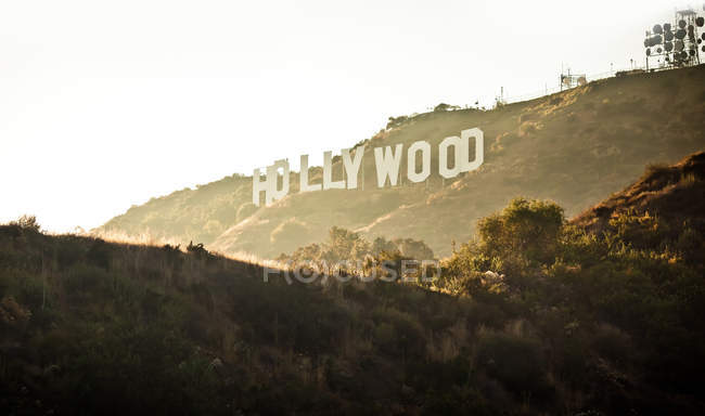 View of Hollywood sign — Stock Photo