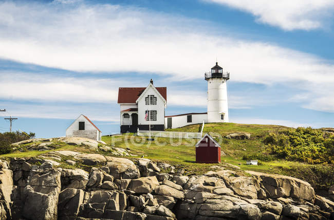 Kap Neddick Leuchtturm — Stockfoto