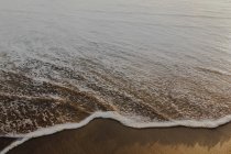 Ondas oceánicas en la costa - foto de stock
