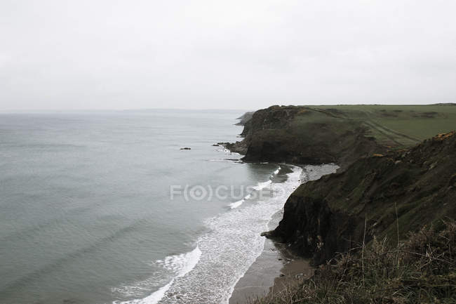 Spiaggia di Druidstone, Pembrokeshire — Foto stock