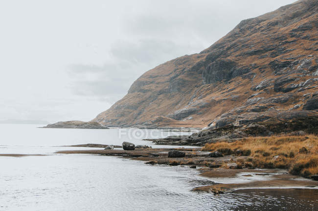 Shore of Loch Coruisk — Stock Photo