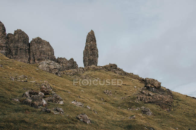 Старий Storr в Шотландії — стокове фото