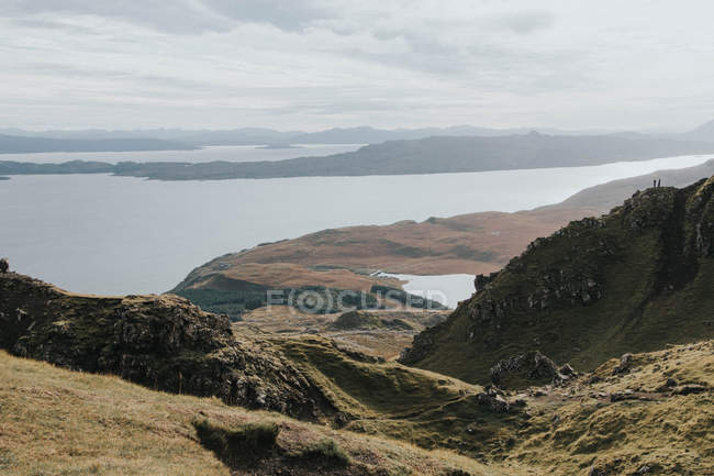 Península de Trotternish, Isla de Skye - foto de stock