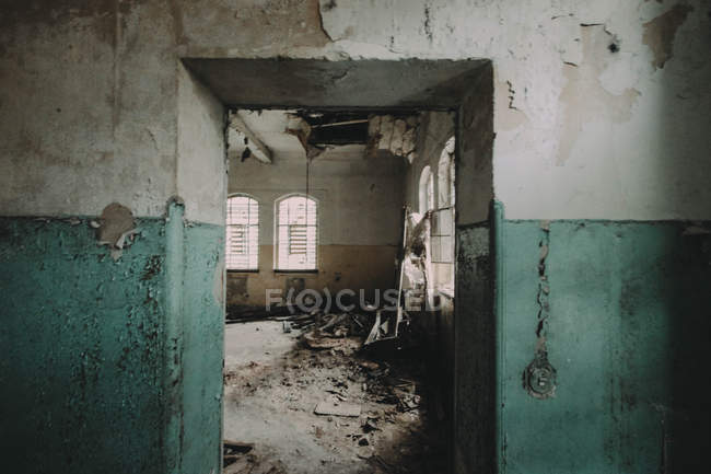 Hospital Beelitz Heilstatten abandonado - foto de stock