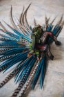 Coiffe danseuse traditionnelle conchera — Photo de stock