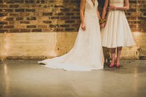 Лесбийская свадьба — стоковое фото