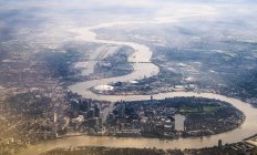 Río Támesis en Londres - foto de stock