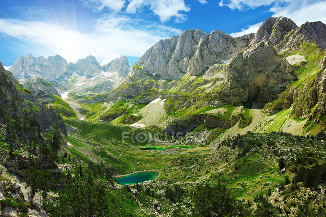 Alpes albaneses incríveis — Fotografia de Stock