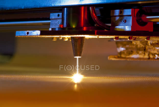 Laser cutter — Stock Photo