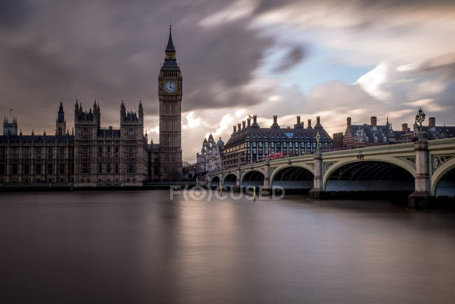 Big Ben et Palais de Westminster — Photo de stock