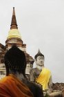 Buda de pedra, Tailândia — Fotografia de Stock