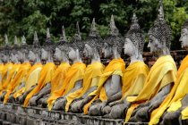 Buddhas aus Stein, Thailand — Stockfoto