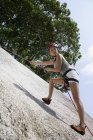 Oman arrampicata su roccia o respingere — Foto stock