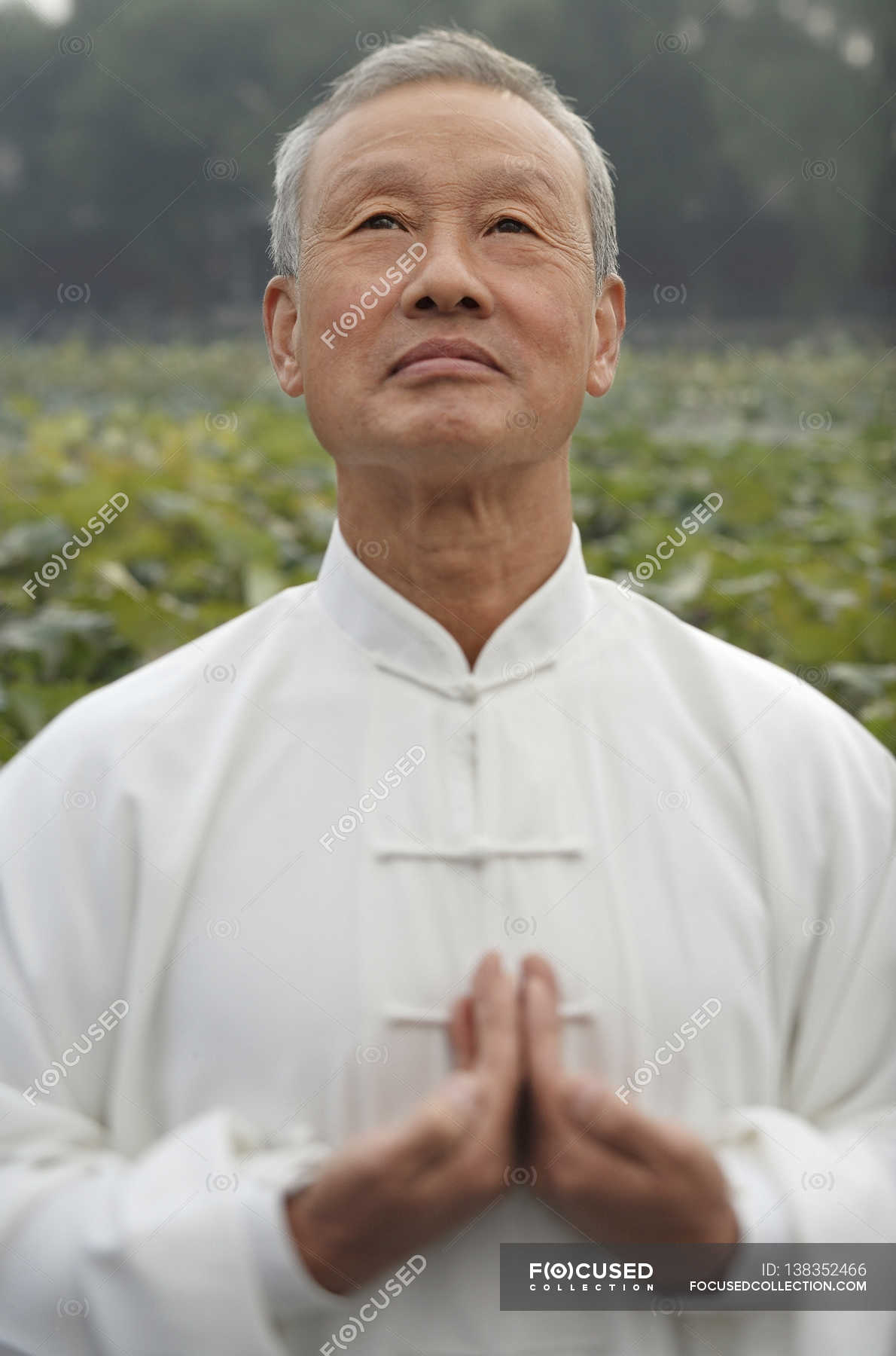 Man practices Chinese martial arts — vitality, Chinese Ethnicity