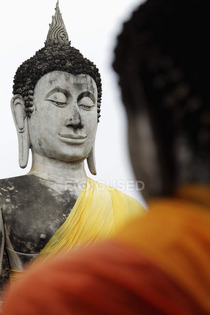Bouddha de pierre, Thaïlande — Photo de stock