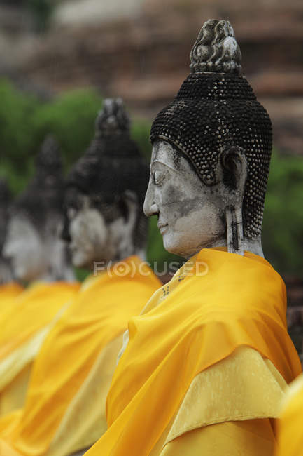 Budas de pedra, Tailândia — Fotografia de Stock