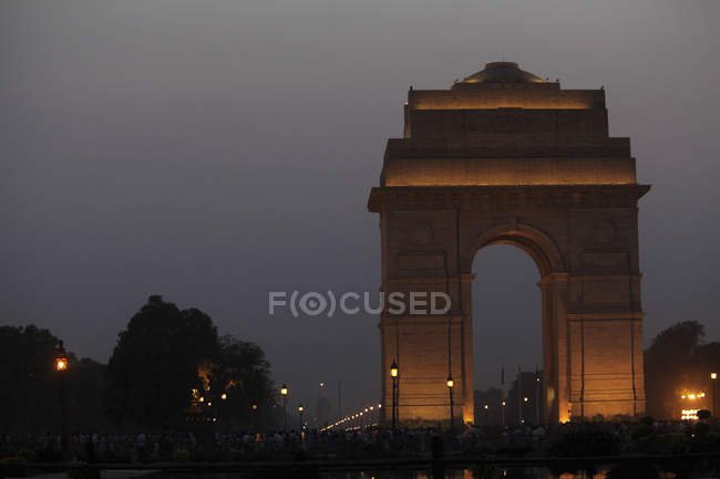 India Gate in the evening — Stock Photo
