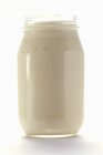 Jar of Mayonnaise, close-up — Stock Photo