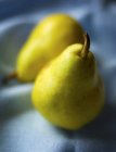 Duas peras maduras frescas — Fotografia de Stock