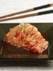 Prato coreano kimchi — Fotografia de Stock
