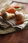 Oignon aux carottes et panais — Photo de stock