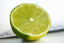Closeup Half  lime — Stock Photo
