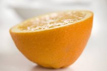 Closeup Half an orange — Stock Photo