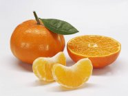 Mandarinas jugosas frescas - foto de stock