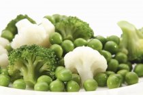 Mixed vegetables with broccoli — Stock Photo